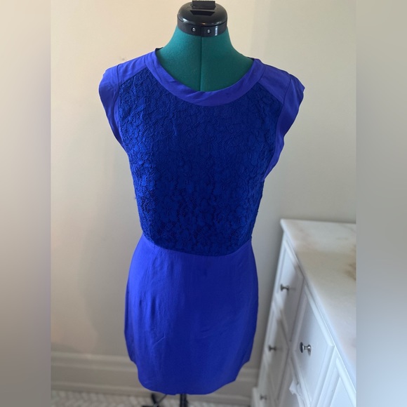 Wilfred 100% Silk Dress (Purple,  US 2) - Picture 1 of 3